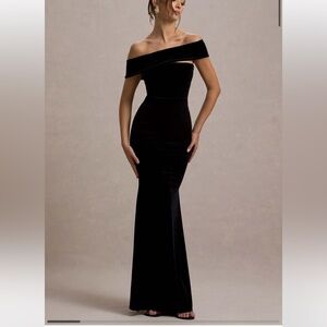 Club L London Black One Shoulder Dress